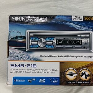 Brand -New !! SMR-21B Marine Grade Radio - Silver
